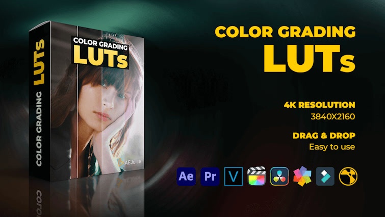 Color Grading LUTs｜カラーグレーディング LUT 35種（After Effects・Premiere Pro）