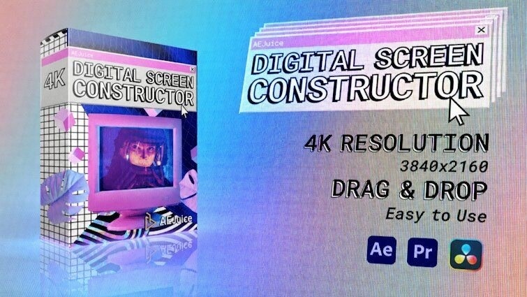 Digital Screen Constructor｜デジタルスクリーン・HUD コンストラクター（After Effects・Premiere Pro）