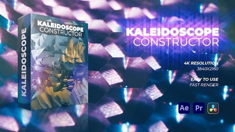 Kaleidoscope Constructor｜万華鏡エフェクト コンストラクター（After Effects・Premiere Pro）
