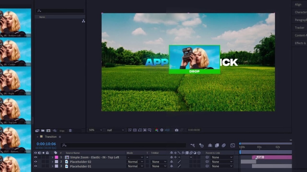 Seamless Transitions 2|シームレス トランジション 2(After Effects・Premiere Pro)