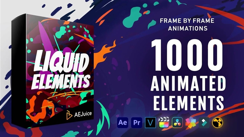 Liquid Elements|リキッドエレメント 1000種以上(After Effects・Premiere Pro)