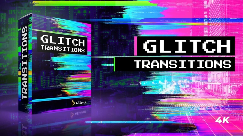 Glitch Transitions|グリッチ トランジション(After Effects・Premiere Pro)