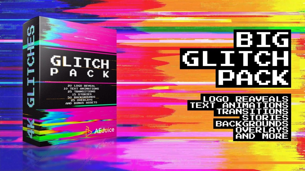 Glitch Pack｜グリッチパック（After Effects・Premiere Pro）