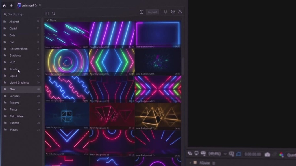 Animated Backgrounds 2|アニメーション背景 2(After Effects・Premiere Pro)