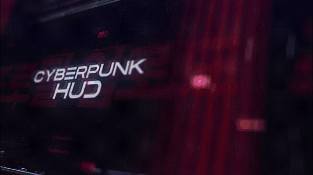 Cyberpunk HUD|サイバーパンク HUD(After Effects・Premiere Pro)