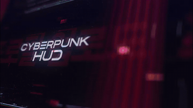 Cyberpunk HUD｜サイバーパンク HUD（After Effects・Premiere Pro）