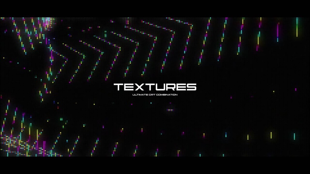 Cyberpunk Glitch Texture Pack|サイバーパンク グリッチテクスチャー(After Effects)