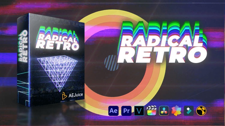 Radical Retro Elements｜レトロ エレメント（After Effects・Premiere Pro）