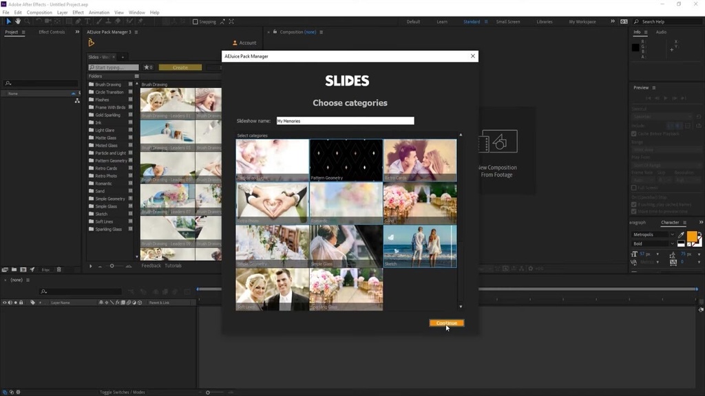 Slides - Wedding Collection|ウェディング スライドショー(After Effects・Premiere Pro)