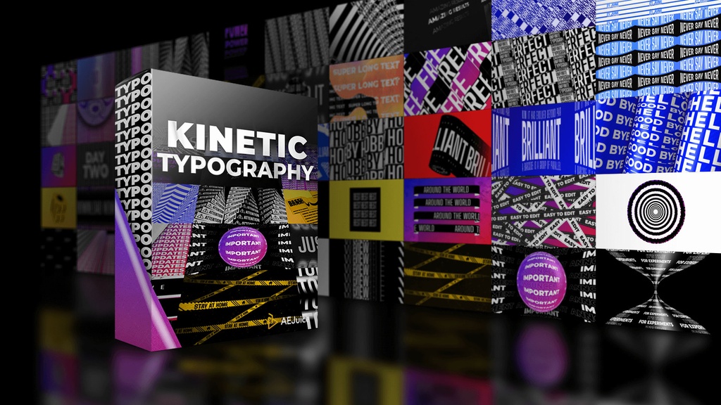 Kinetic Typography｜キネティック タイポグラフィ（After Effects・Premiere Pro）