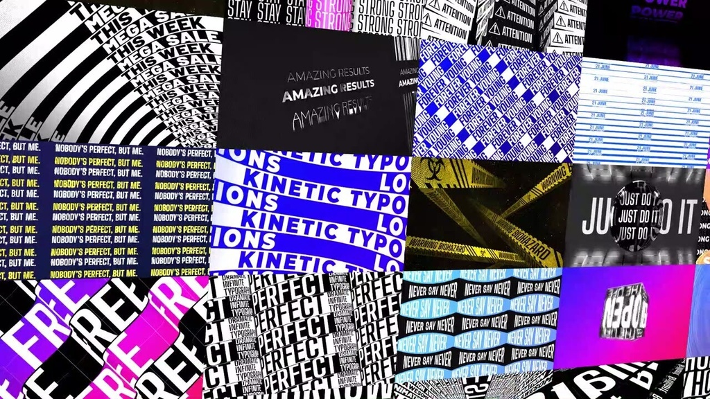 Kinetic Typography|キネティック タイポグラフィ(After Effects・Premiere Pro)