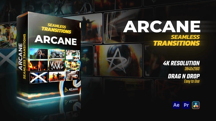Arcane Transitions｜アーケイン トランジション（After Effects・Premiere Pro）