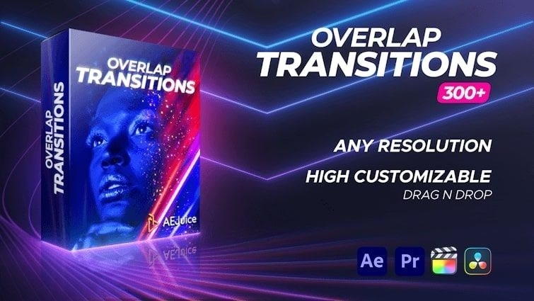 Overlap Transitions｜オーバーラップ トランジション（After Effects・Premiere Pro）