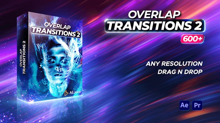 Overlap Transitions 2｜オーバーラップ トランジション 2（After Effects・Premiere Pro）