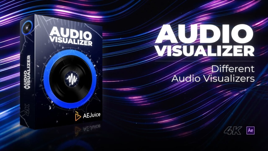 Audio Visualizer|オーディオビジュアライザー(After Effects・Premiere Pro)
