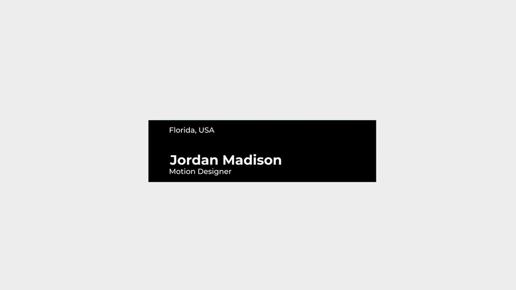 Modern Lower Thirds|モダン ローワーサード(テロップ)(After Effects・Premiere Pro)