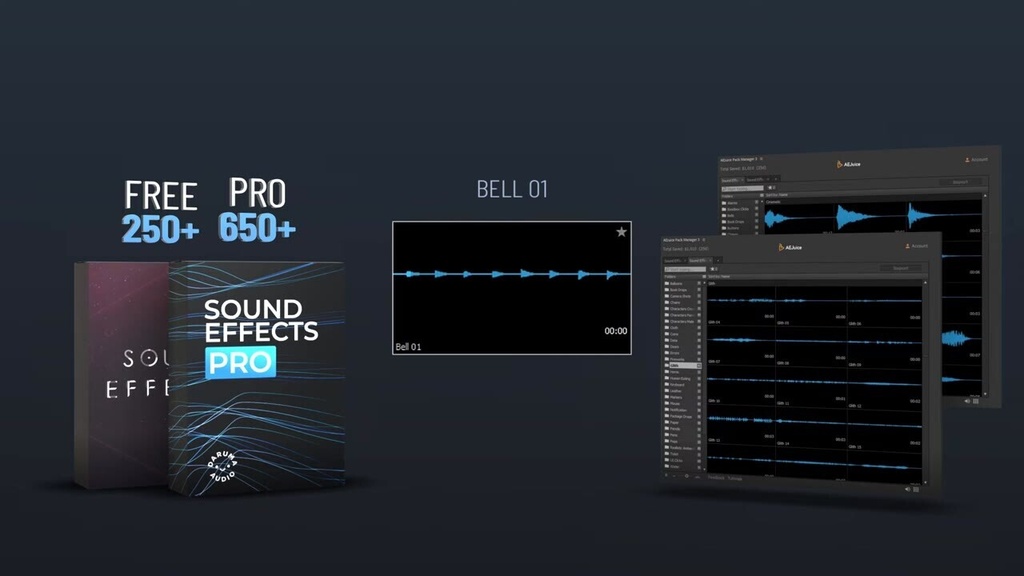 Sound Effects Pro|プロ効果音 900種以上(After Effects)