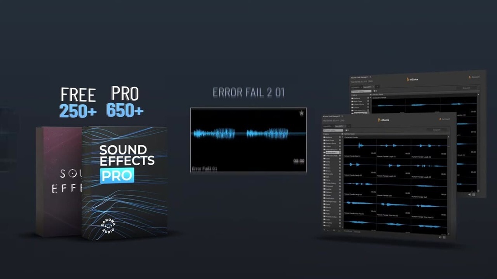 Sound Effects Pro|プロ効果音 900種以上(After Effects)