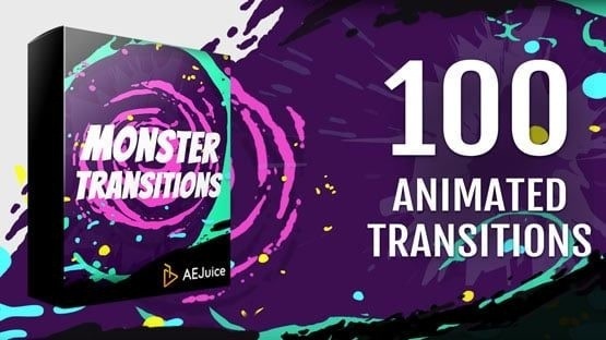 Monster Transitions｜モンスター トランジション（After Effects・Premiere Pro）
