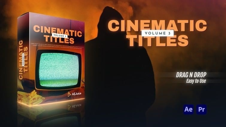 Cinematic Titles Volume 3｜シネマティック タイトル 3（After Effects・Premiere Pro）