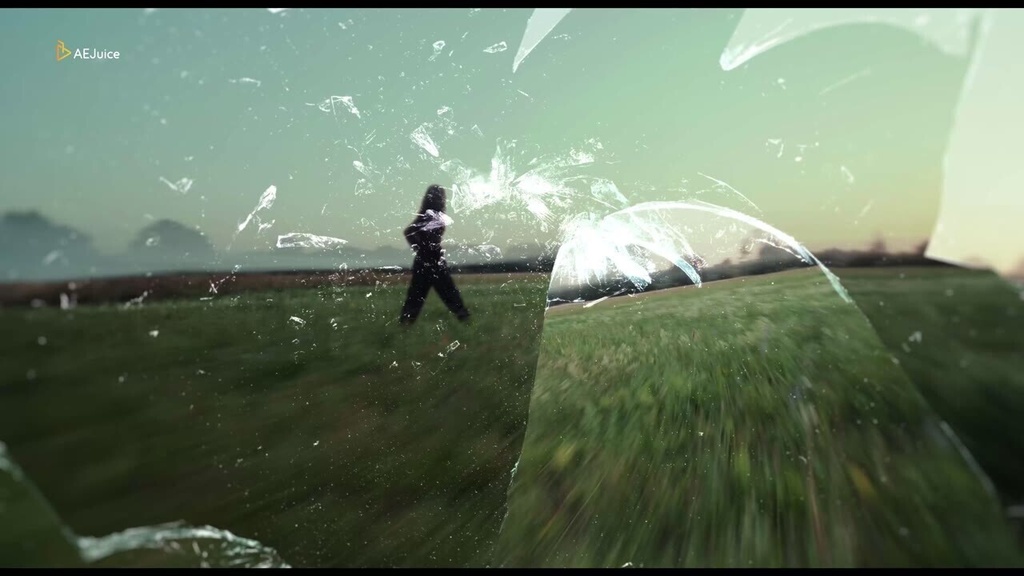 Cracked Glass Transitions|ガラスひび割れ トランジション(After Effects・Premiere Pro)