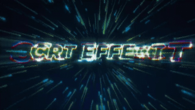 CRT Effect|CRT ブラウン管エフェクト(After Effects・Premiere Pro)