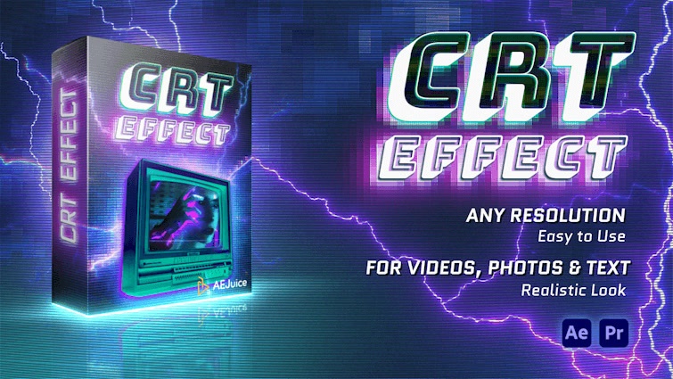 CRT Effect｜CRT ブラウン管エフェクト（After Effects・Premiere Pro）
