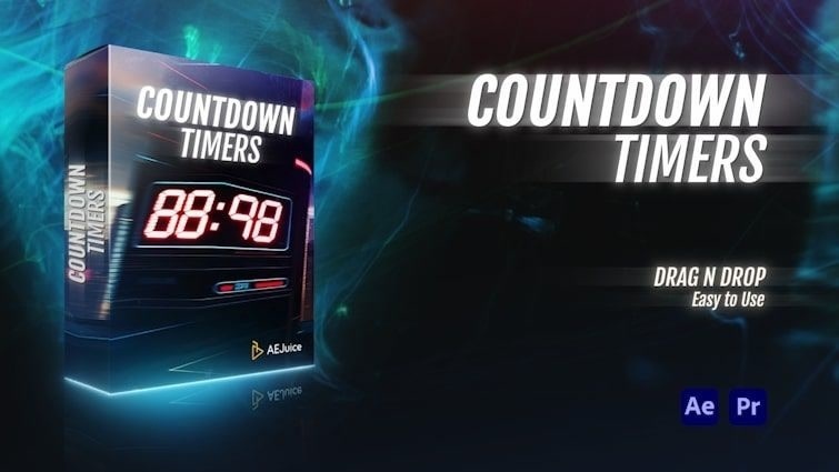 Countdown Timers｜カウントダウン タイマー（After Effects・Premiere Pro）
