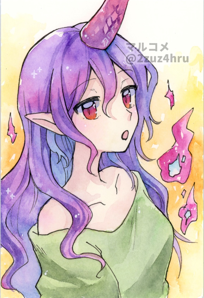 【11/18更新】ポストカードサイズ【アナログ原画】