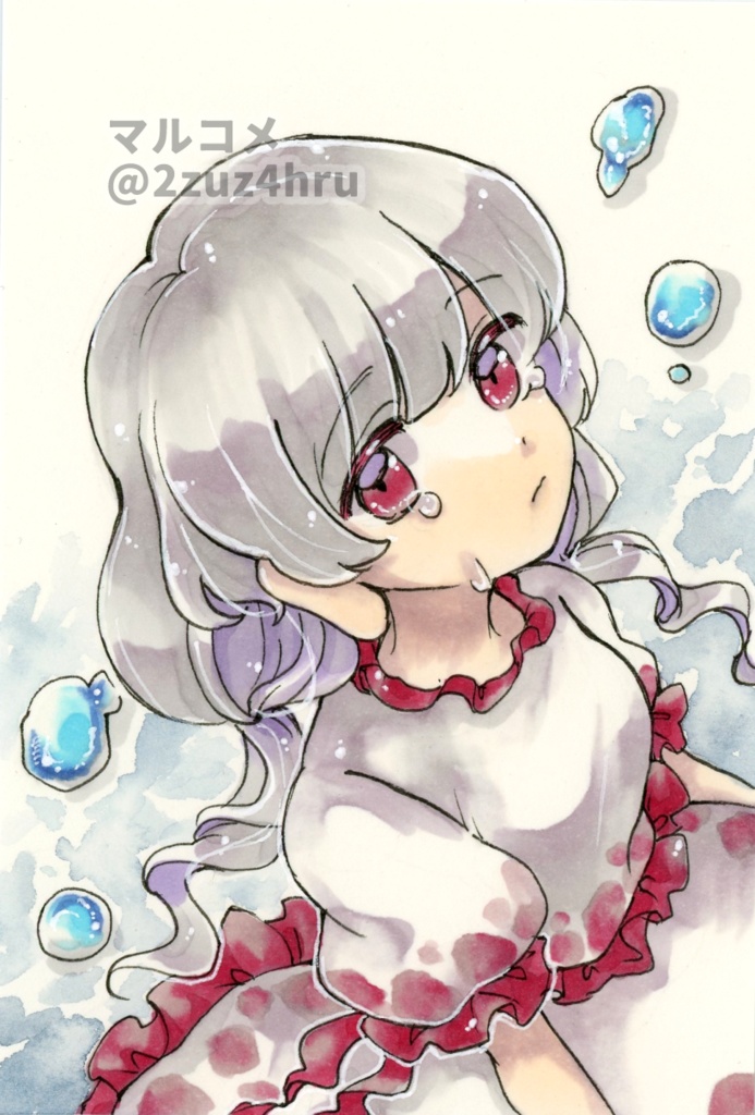 【8/8更新】ポストカードサイズ【アナログ原画】