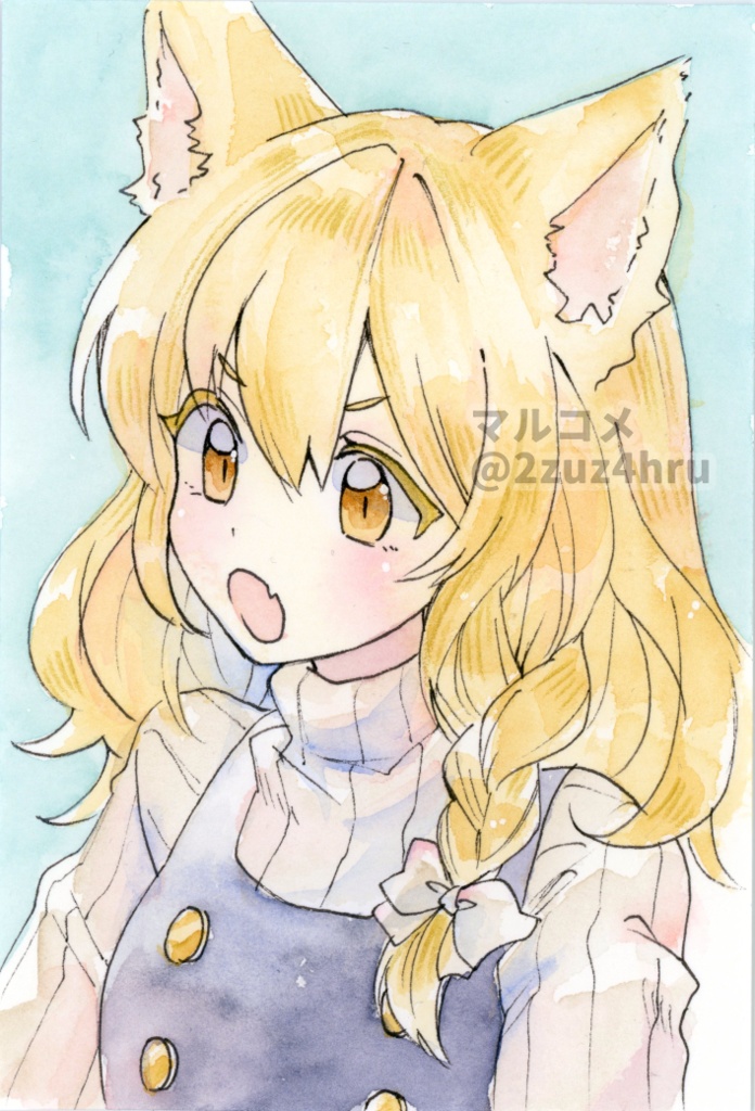 【1/25更新】ポストカードサイズ【アナログ原画】