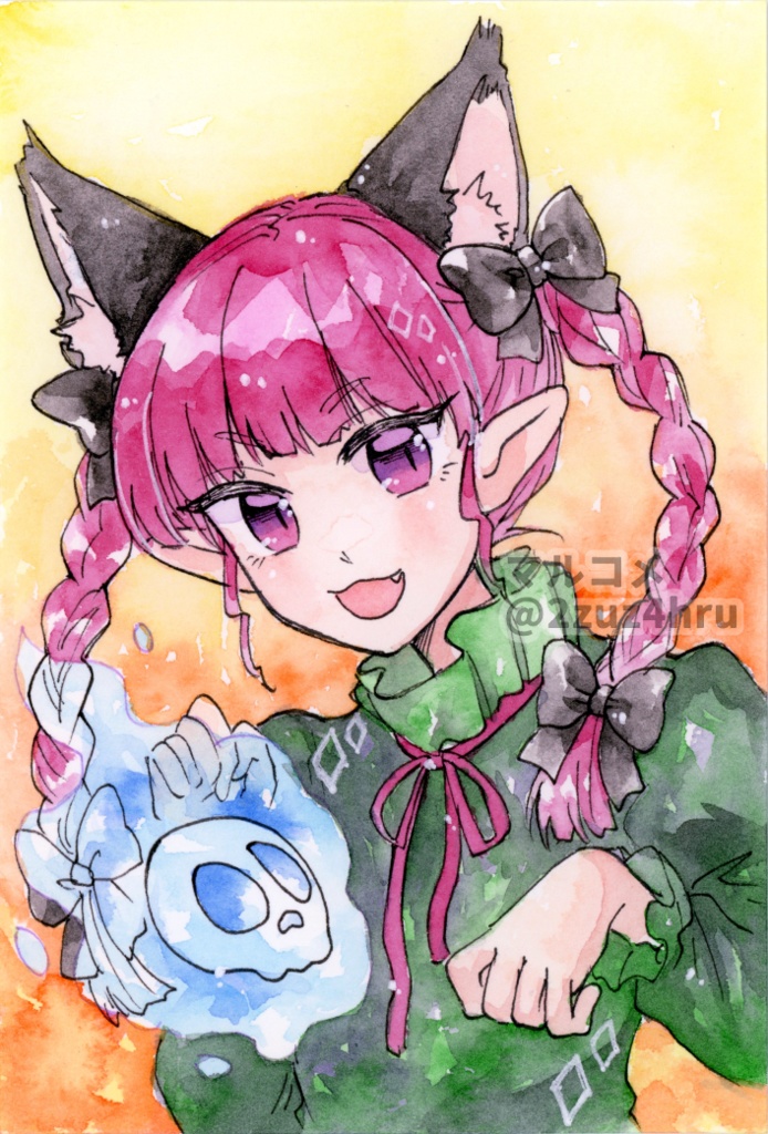 【8/8更新】ポストカードサイズ【アナログ原画】