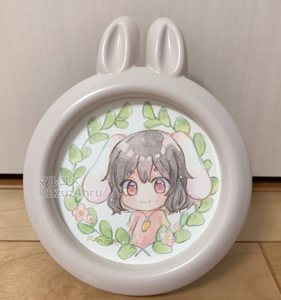 【額付き水彩原画】因幡てゐ