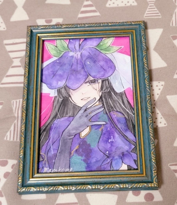 【額付き水彩原画】豫母都日狭美