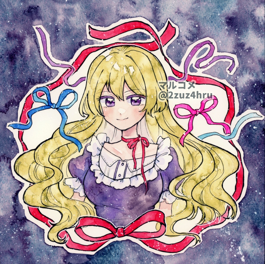 【額付き水彩原画】八雲紫