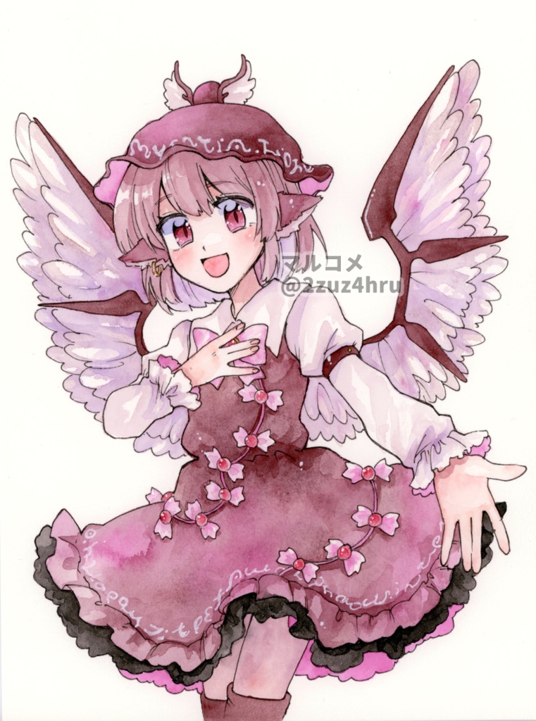 【額付き水彩原画】ミスティア・ローレライ