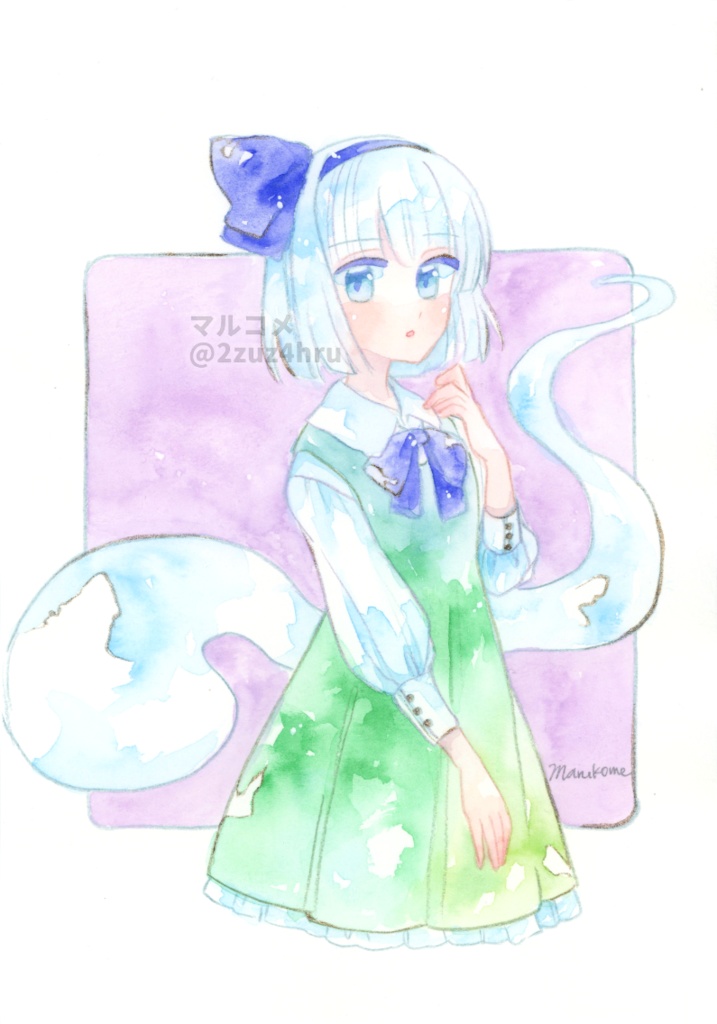【水彩原画】魂魄妖夢