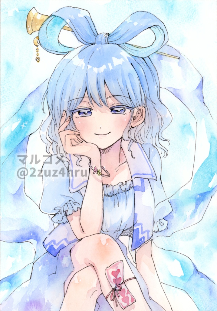 【水彩原画】霍青娥