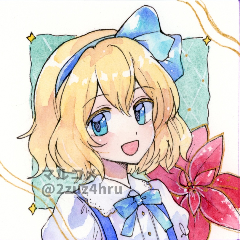 【額付き水彩原画】アリス(怪綺談)