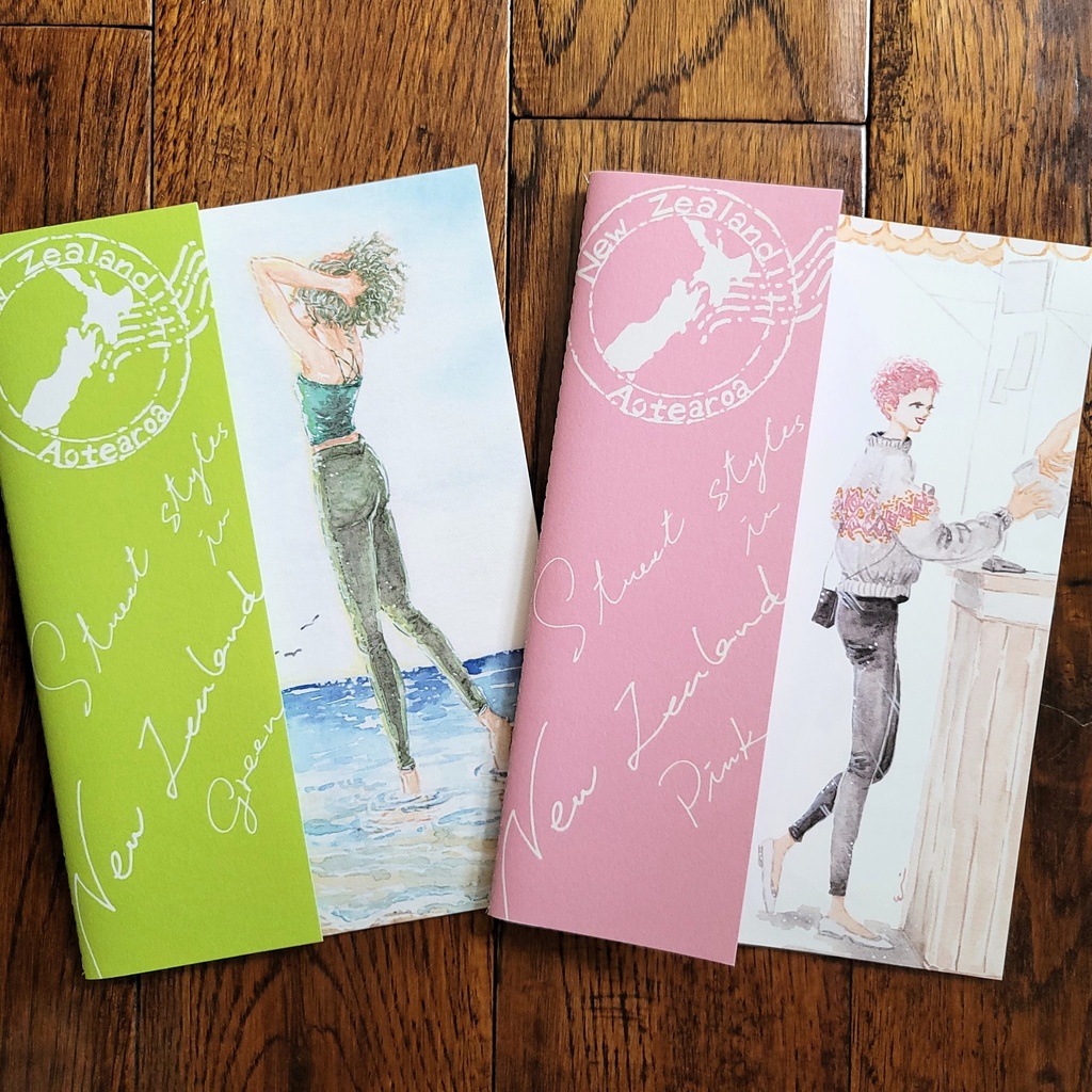 【zine】Street styles in New Zealand -Pink-