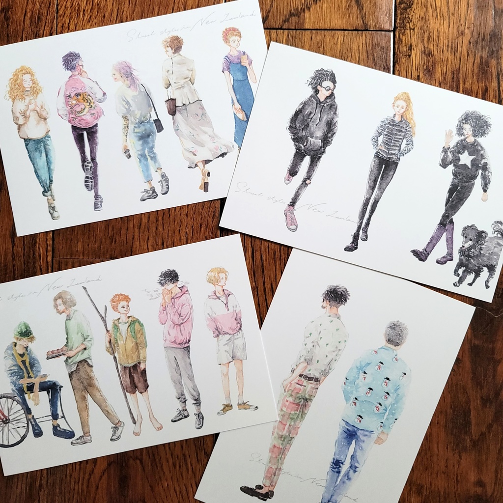 【zine】Street styles in New Zealand -Green-