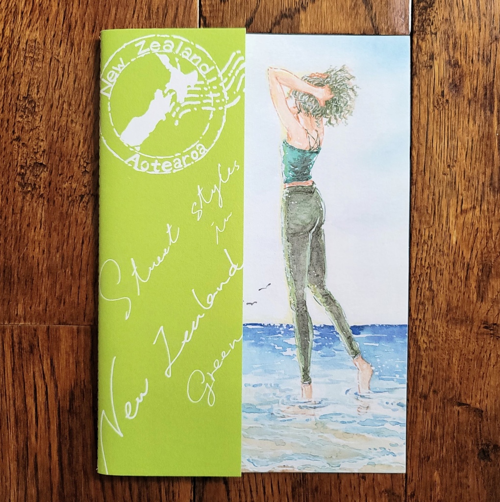 【zine】Street styles in New Zealand -Green-