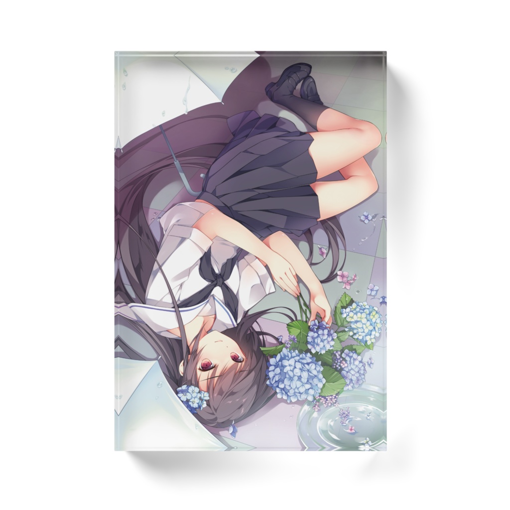 アクリルブロック（クリア）遠くから雷鳴の轟きが聞こえる