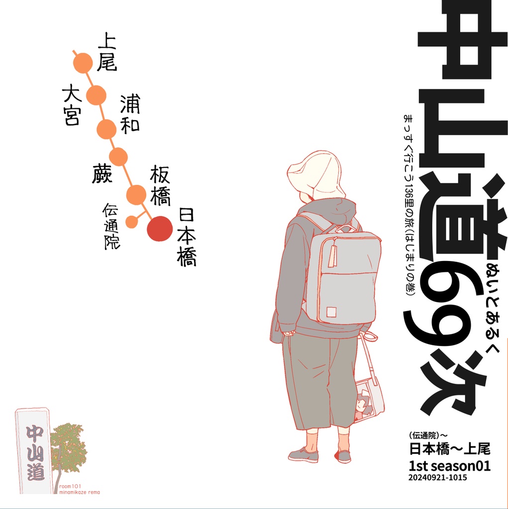 ぬいとあるく中山道69次1st season01