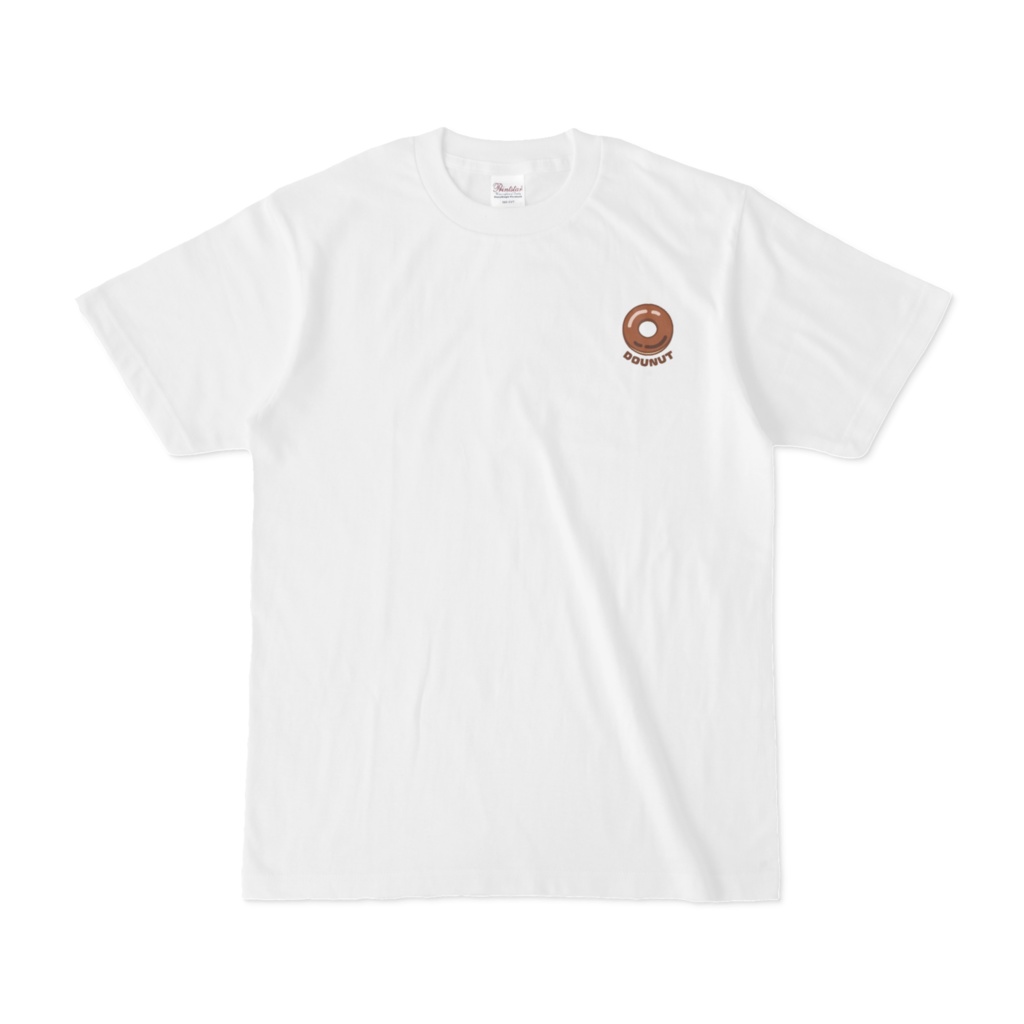 ワンポイントＴシャツ【ドーナツ　チョコ】