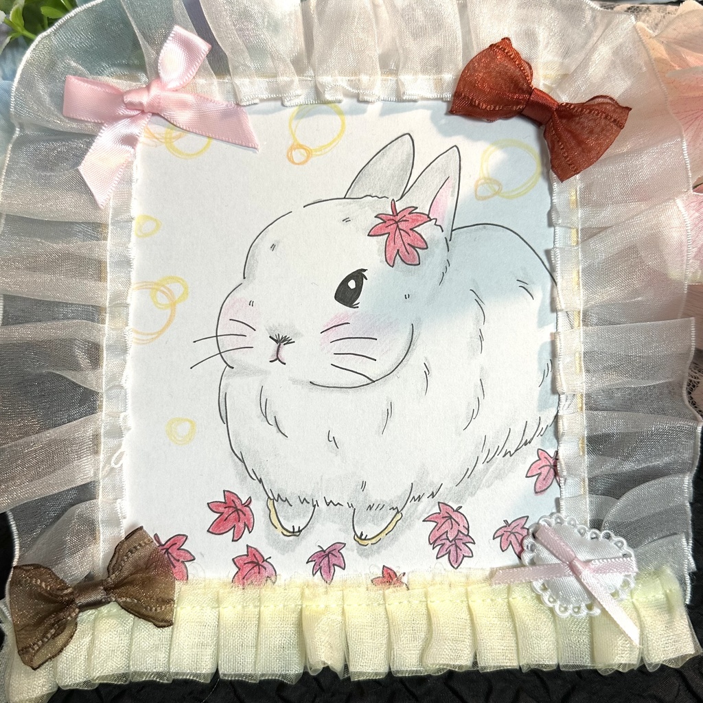 もみじの髪飾り