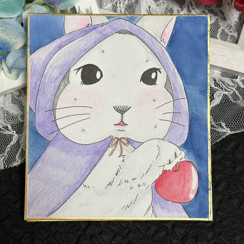 イラスト色紙ランダム販売🐰🎀⸝