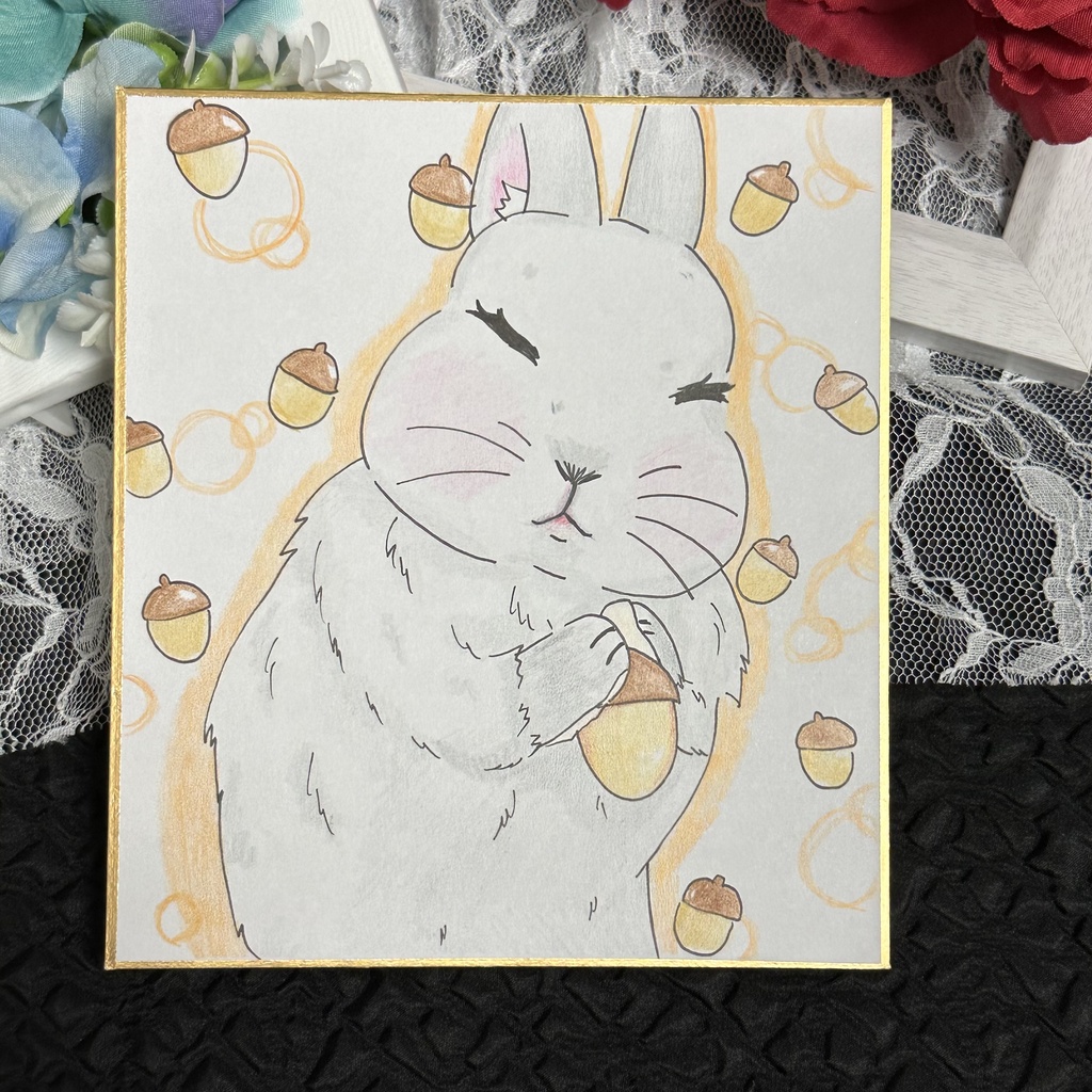 イラスト色紙ランダム販売🐰🎀⸝