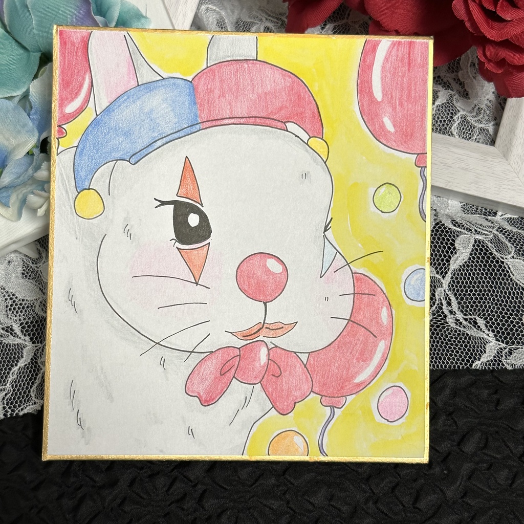 イラスト色紙ランダム販売🐰🎀⸝