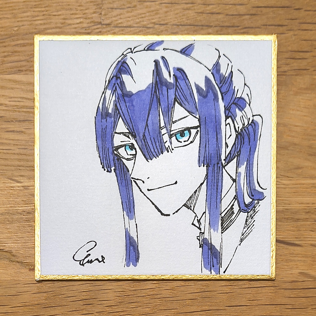 【非公式】長尾景 手描きイラスト豆色紙